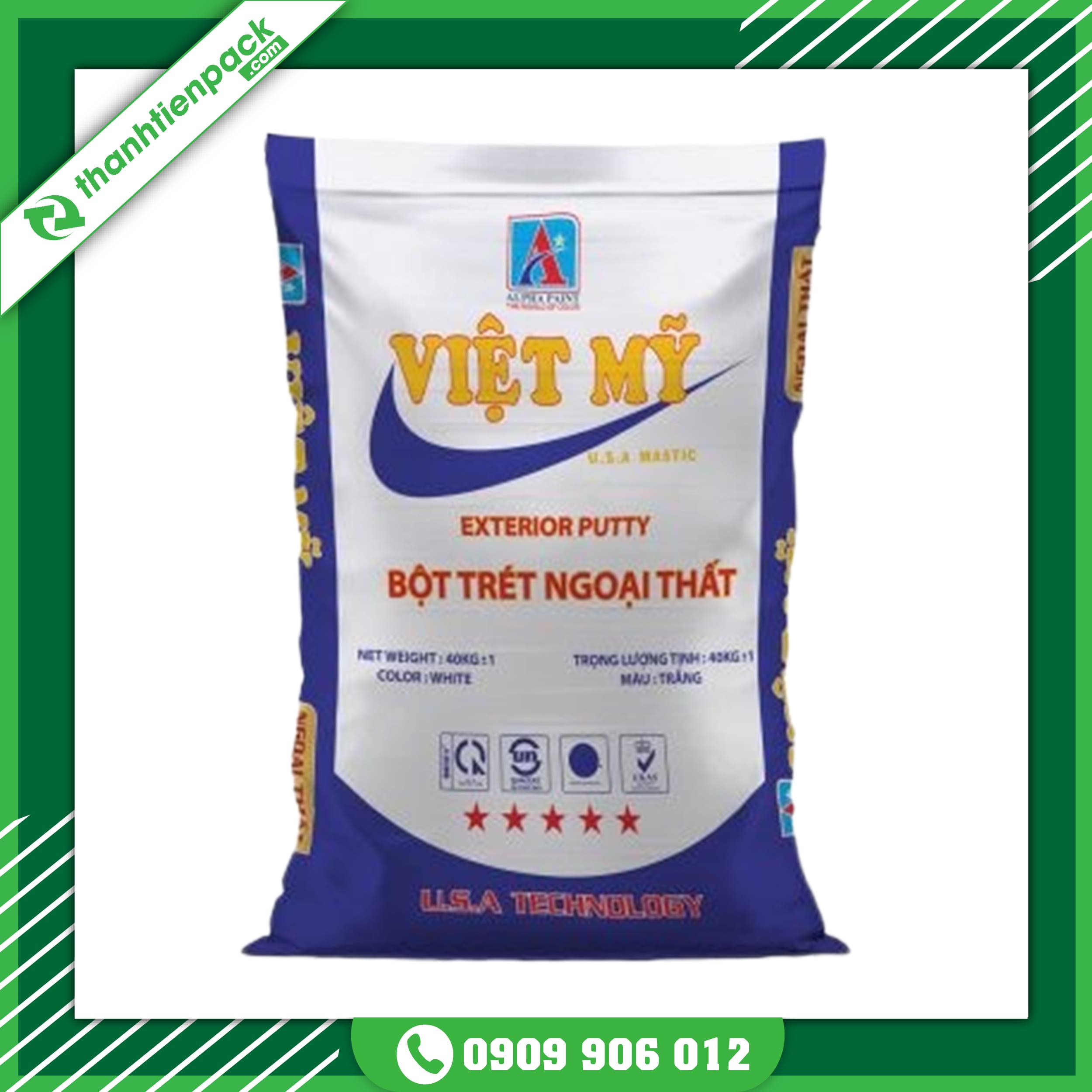 Bao Bì Bột Trét Tường