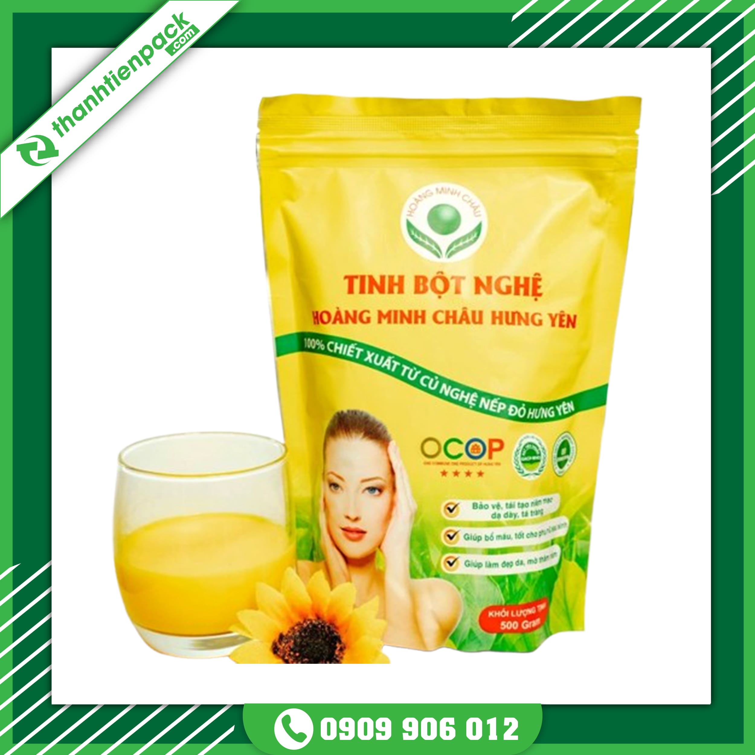 Bao Bì Tinh Bột Nghệ