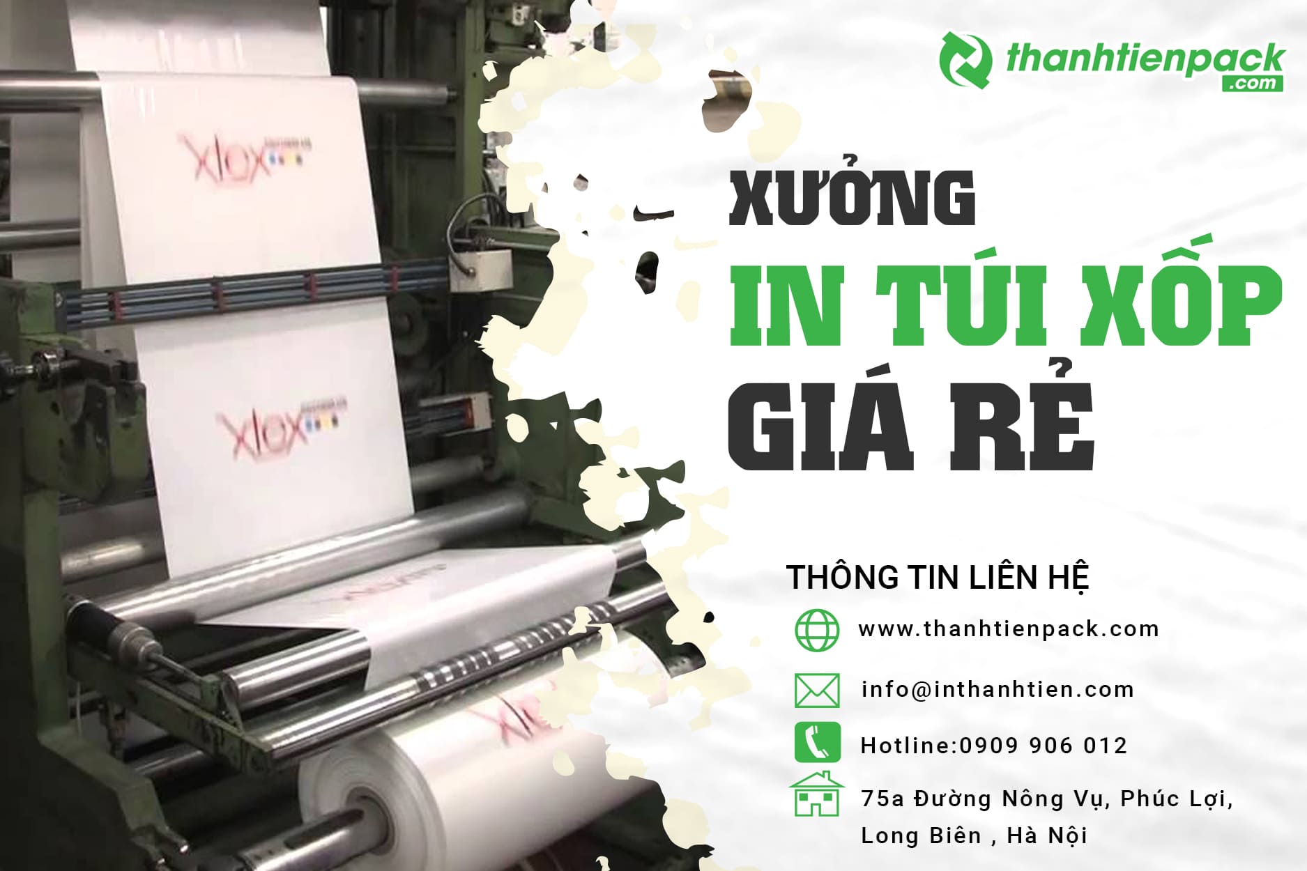 Xưởng In Túi Xốp Giá Rẻ Uy Tín Chất Lượng Tại Hà Nội