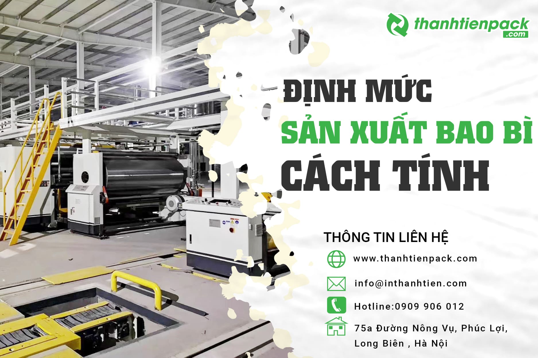 Định mức sản xuất bao bì - Phân loại và cách tính định mức