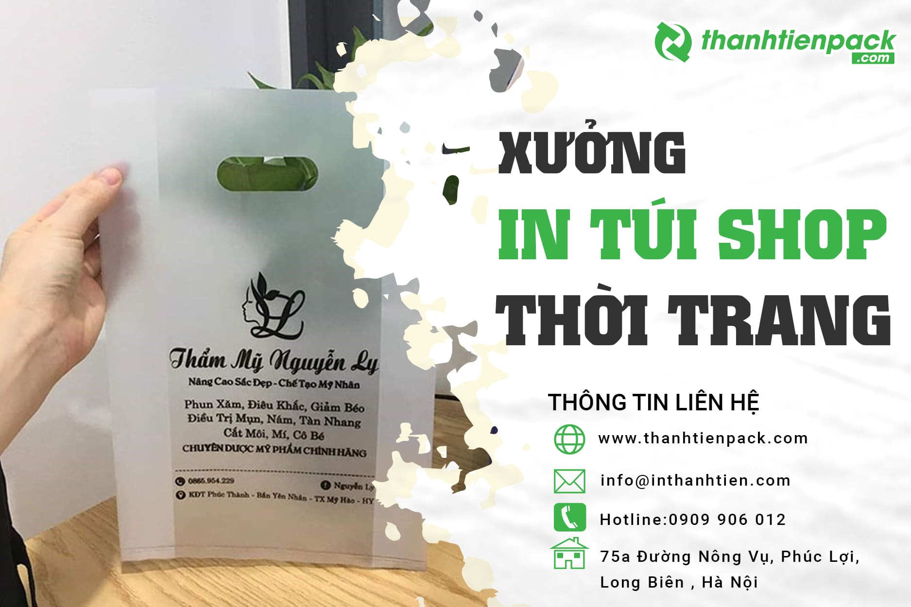 Chuyên In Túi Shop Thời Trang Giá Rẻ, Mẫu Thiết Kế Đẹp