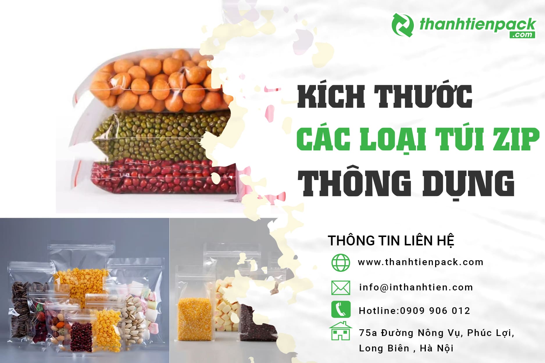 Kích Thước Túi Zip Các Loại Phổ Biến - Cách Lựa Chọn Phù Hợp