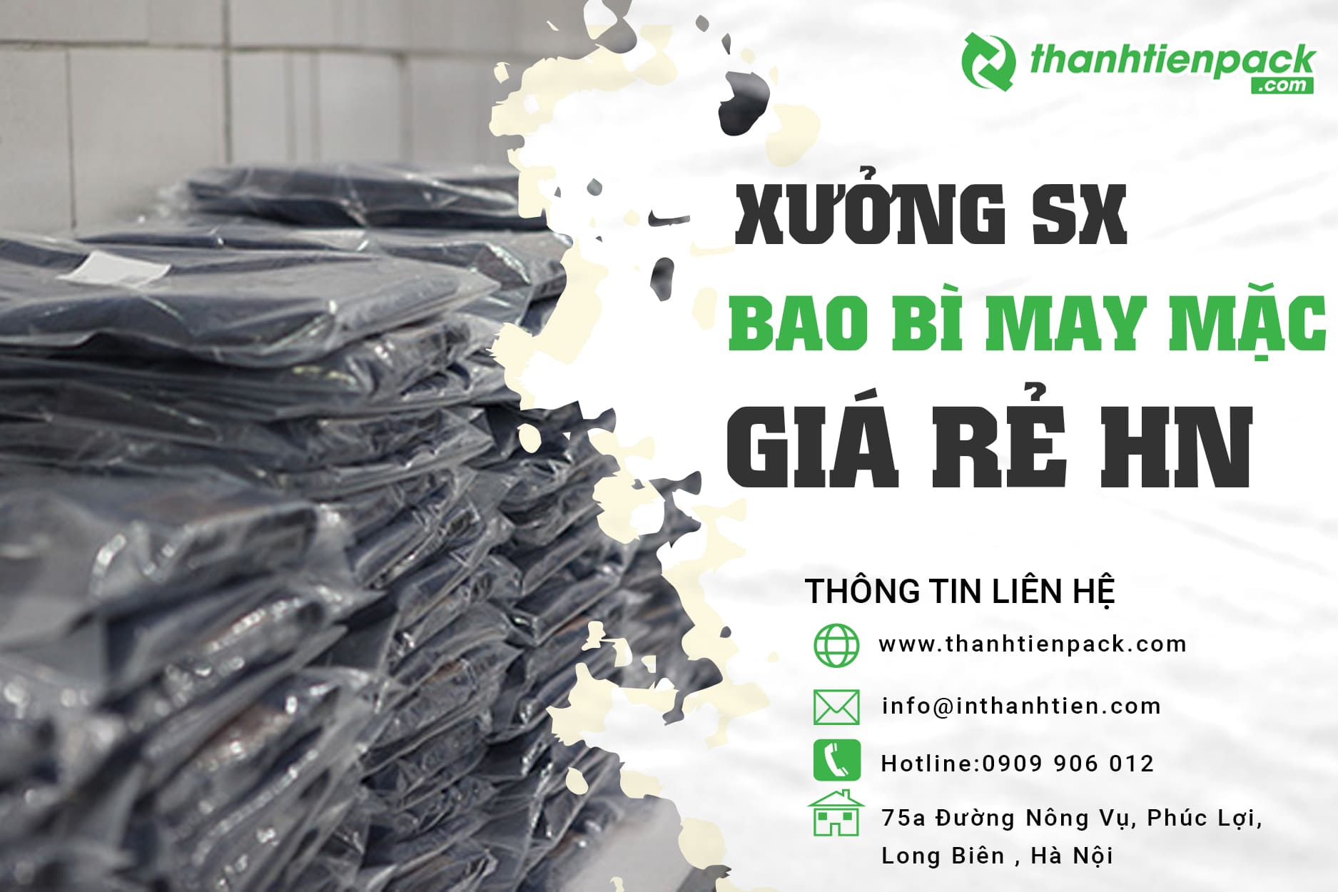 Sản Xuất Bao Bì May Mặc, Thiết Kế Và In Ấn Theo Yêu Cầu