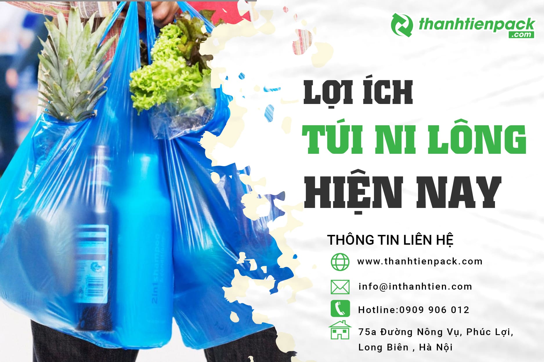 Lợi ích của túi ni lông đối với đời sống con người