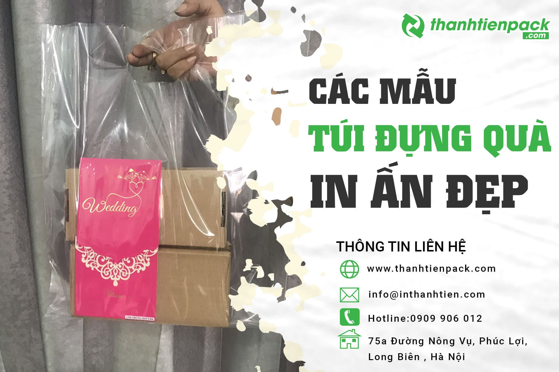 Túi ni lông đựng quà đẹp, nhiều mẫu mã in ấn sắc nét