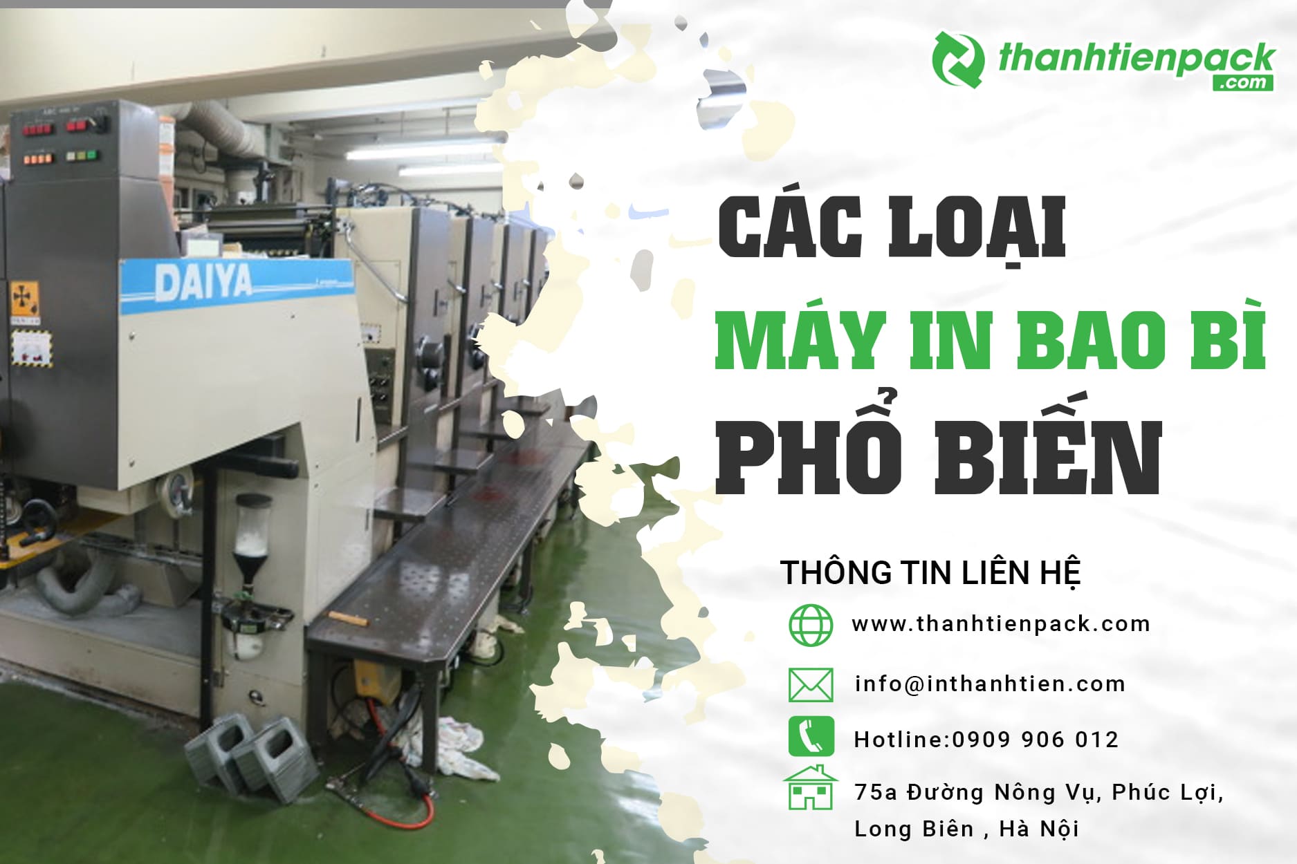 Các loại máy in bao bì ni lông tự động phổ biến hiện nay
