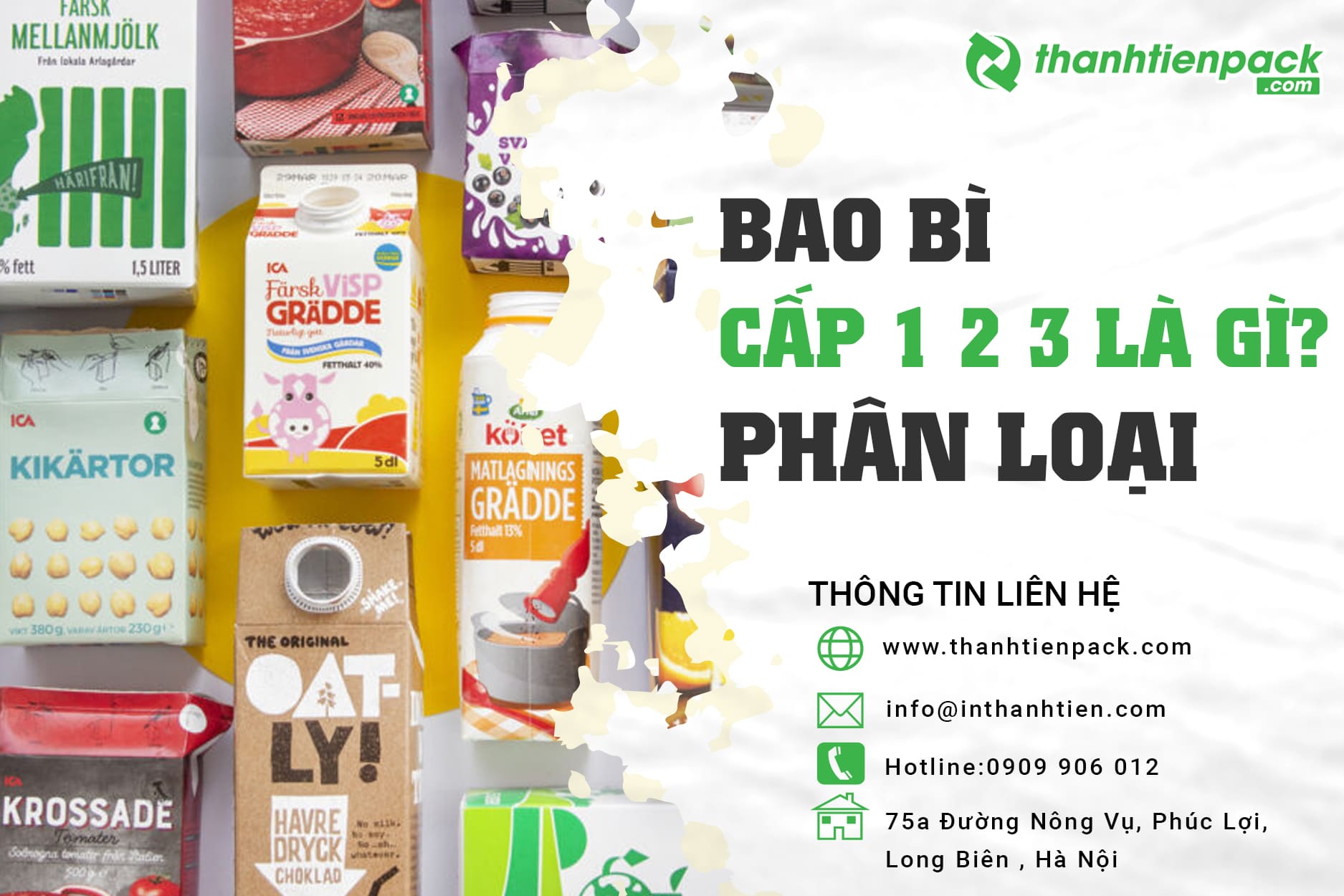 Bao bì cấp 1 2 3 là gì? Phân loại các cấp độ đóng gói
