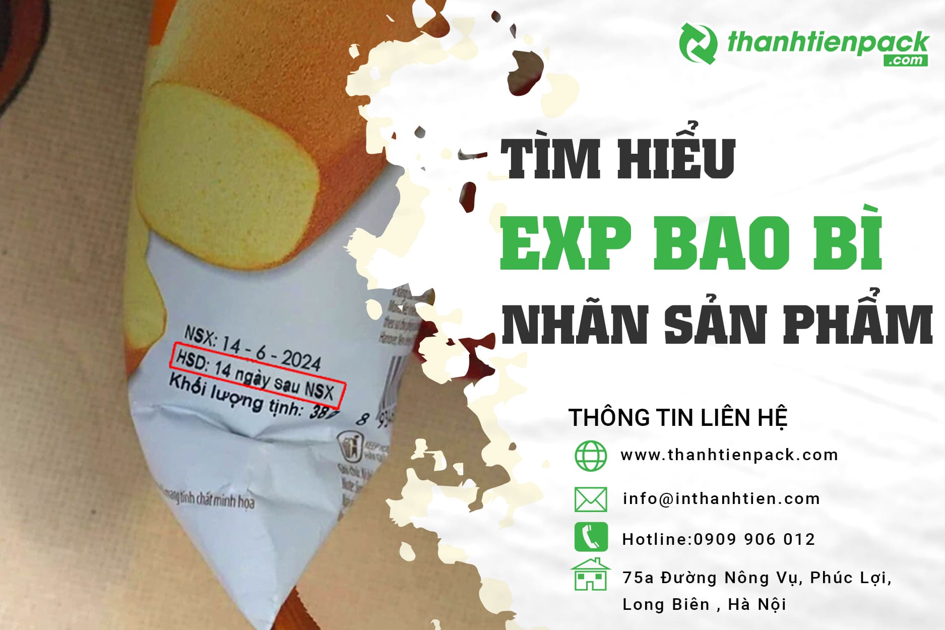 EXP trên bao bì là gì? Vai trò khi in EXP trên sản phẩm