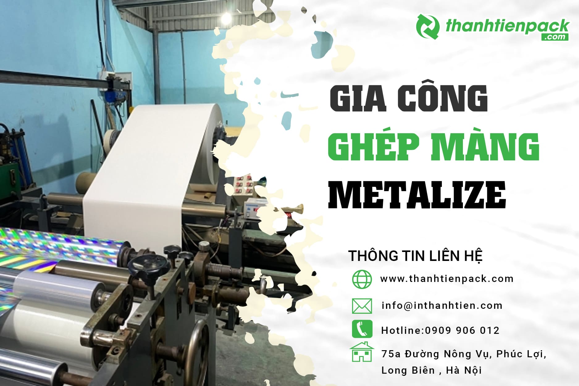 Gia công ghép màng metalize là gì? Quy trình thực hiện 