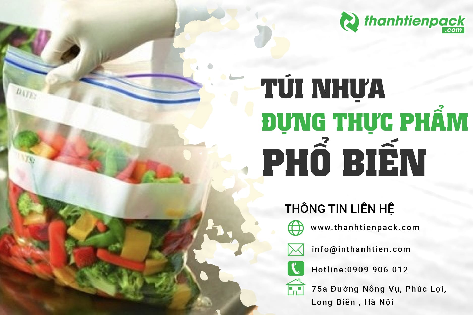 Các loại túi nhựa đựng thực phẩm an toàn, chịu nhiệt tốt