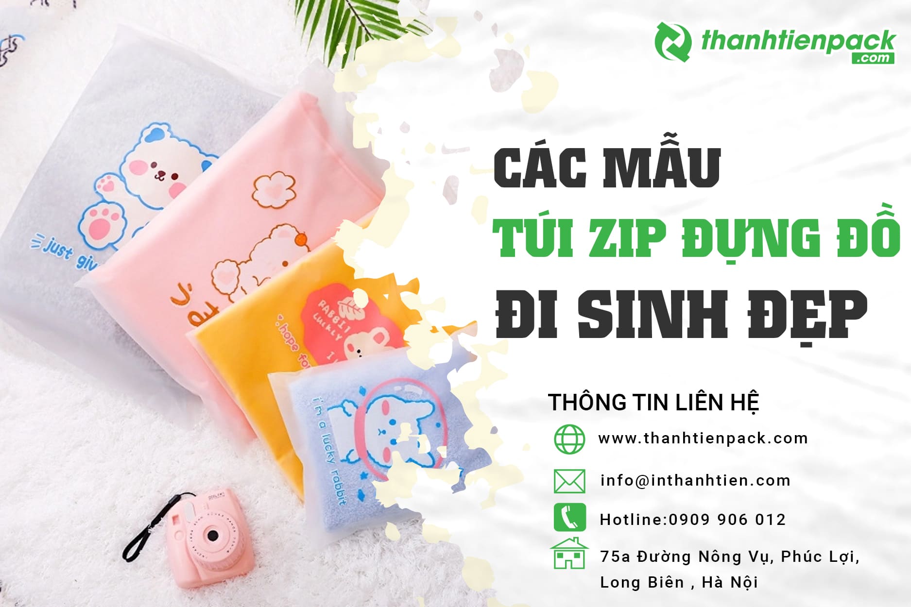 Túi zip đựng đồ sơ sinh cho mẹ bầu, nhiều mẫu mã đẹp