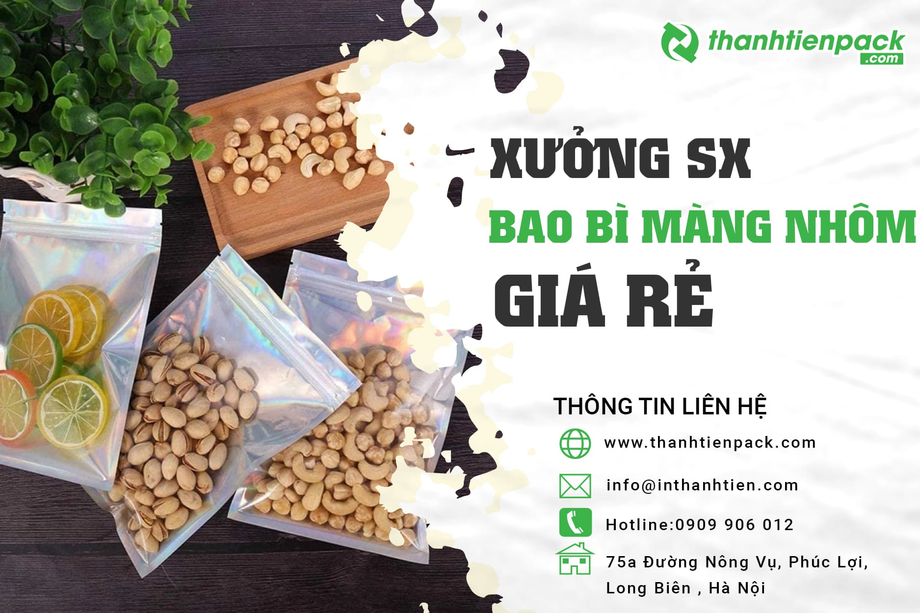Xưởng Bao Bì Màng Nhôm Phức Hợp, In Ấn Chất Lượng
