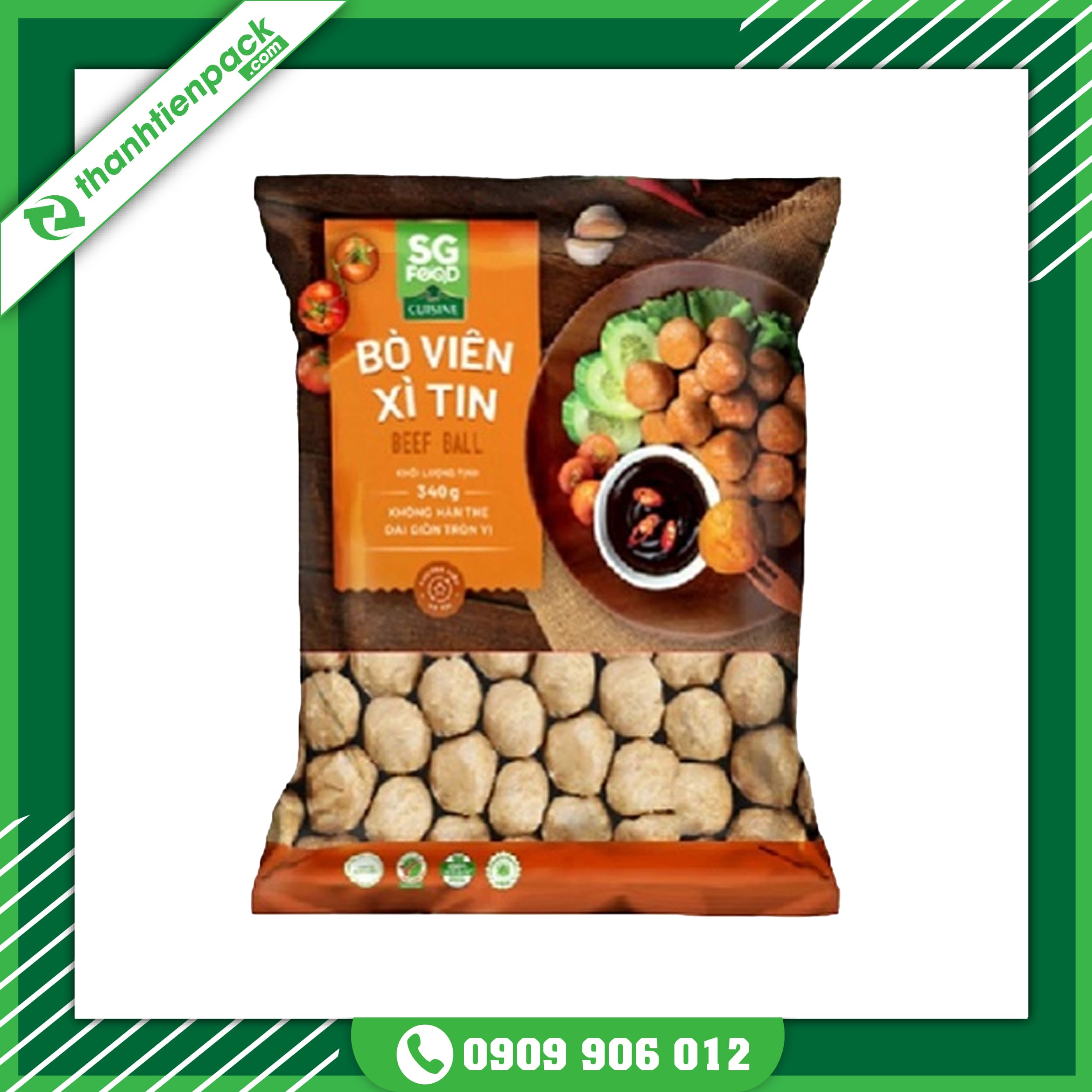 Bao Bì Đựng Bò Viên