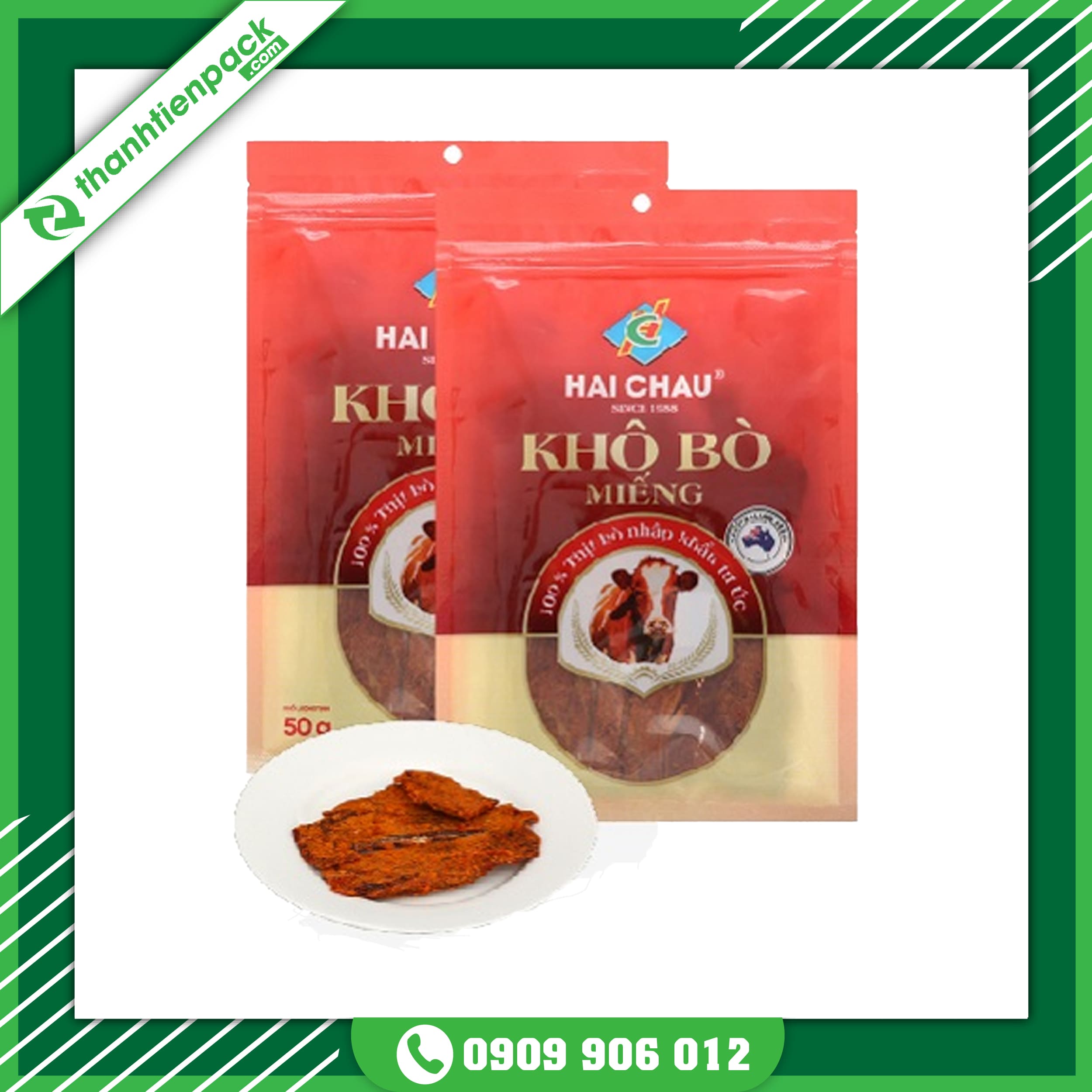 Bao Bì Đựng Bò Khô