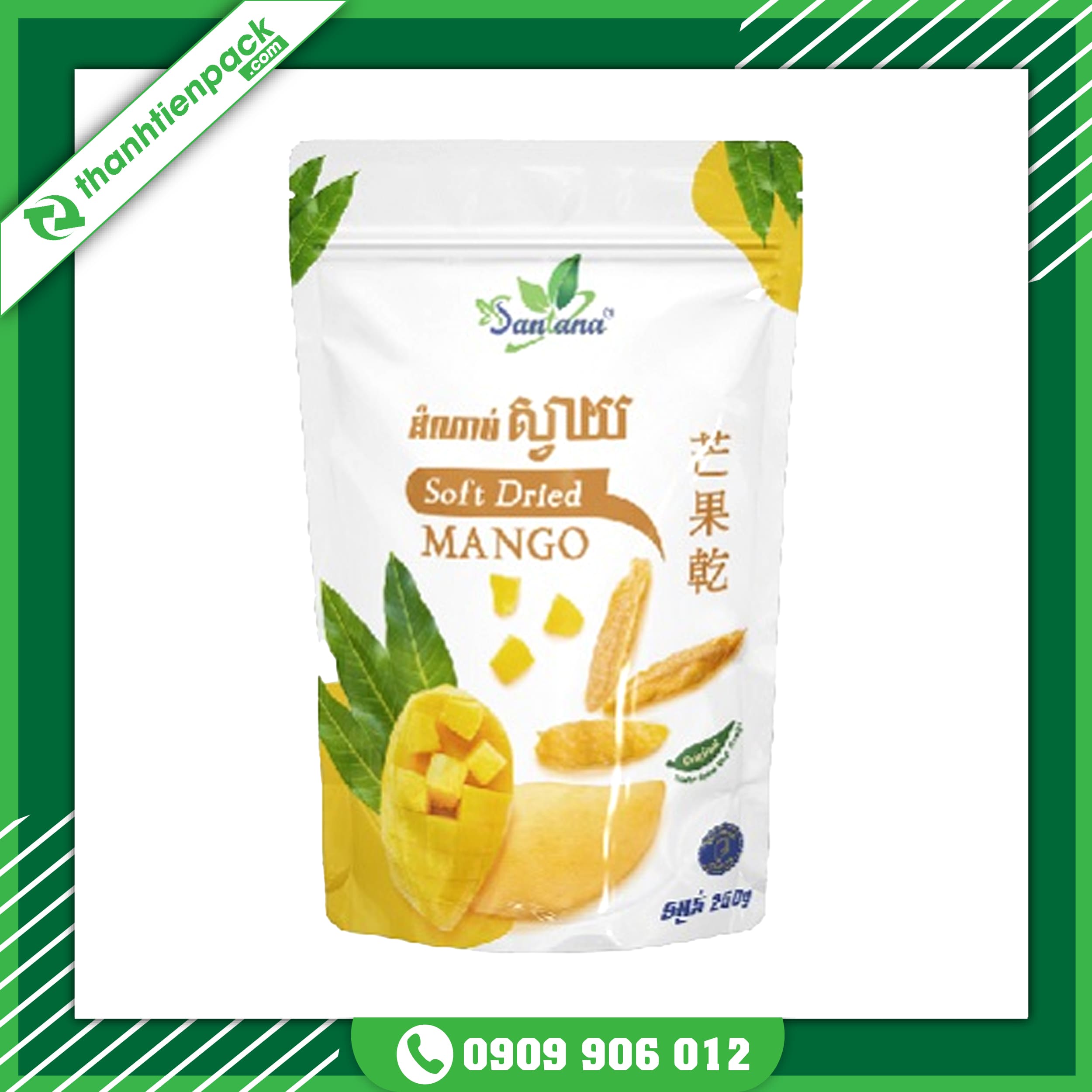 Bao Bì Xoài Sấy Dẻo