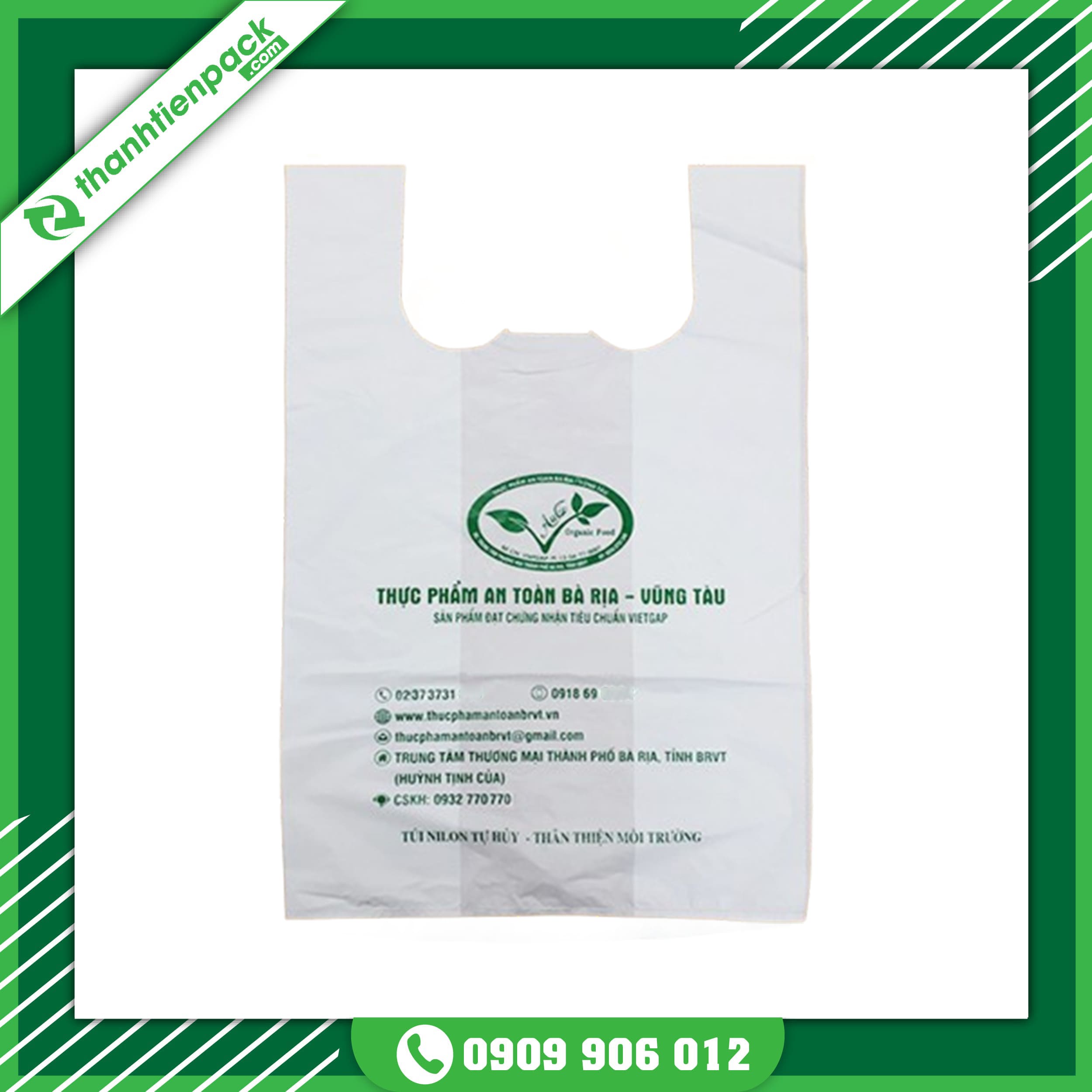 Túi Đựng Thực Phẩm Tự Hủy Sinh Học