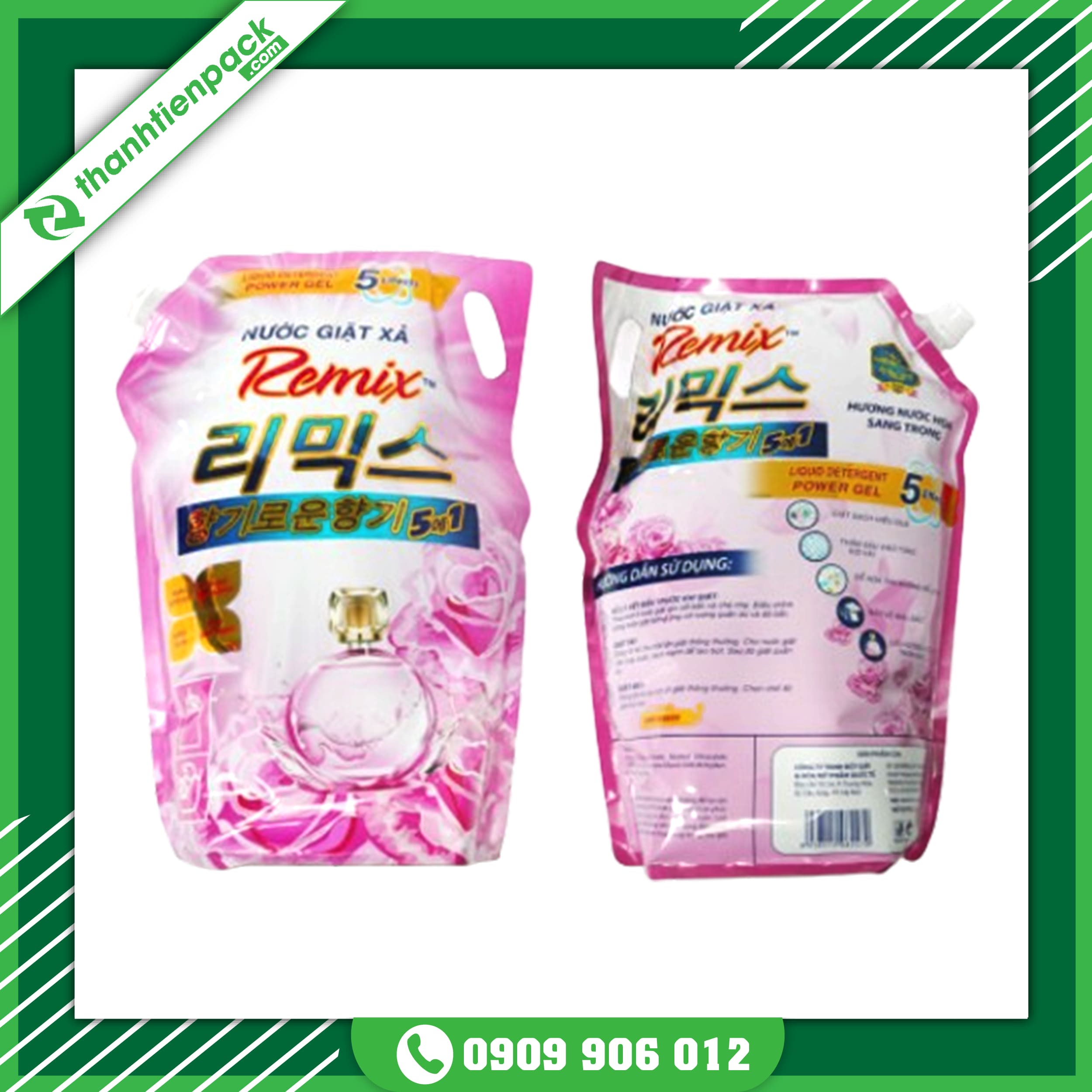 Túi Nước Giặt Có Vòi