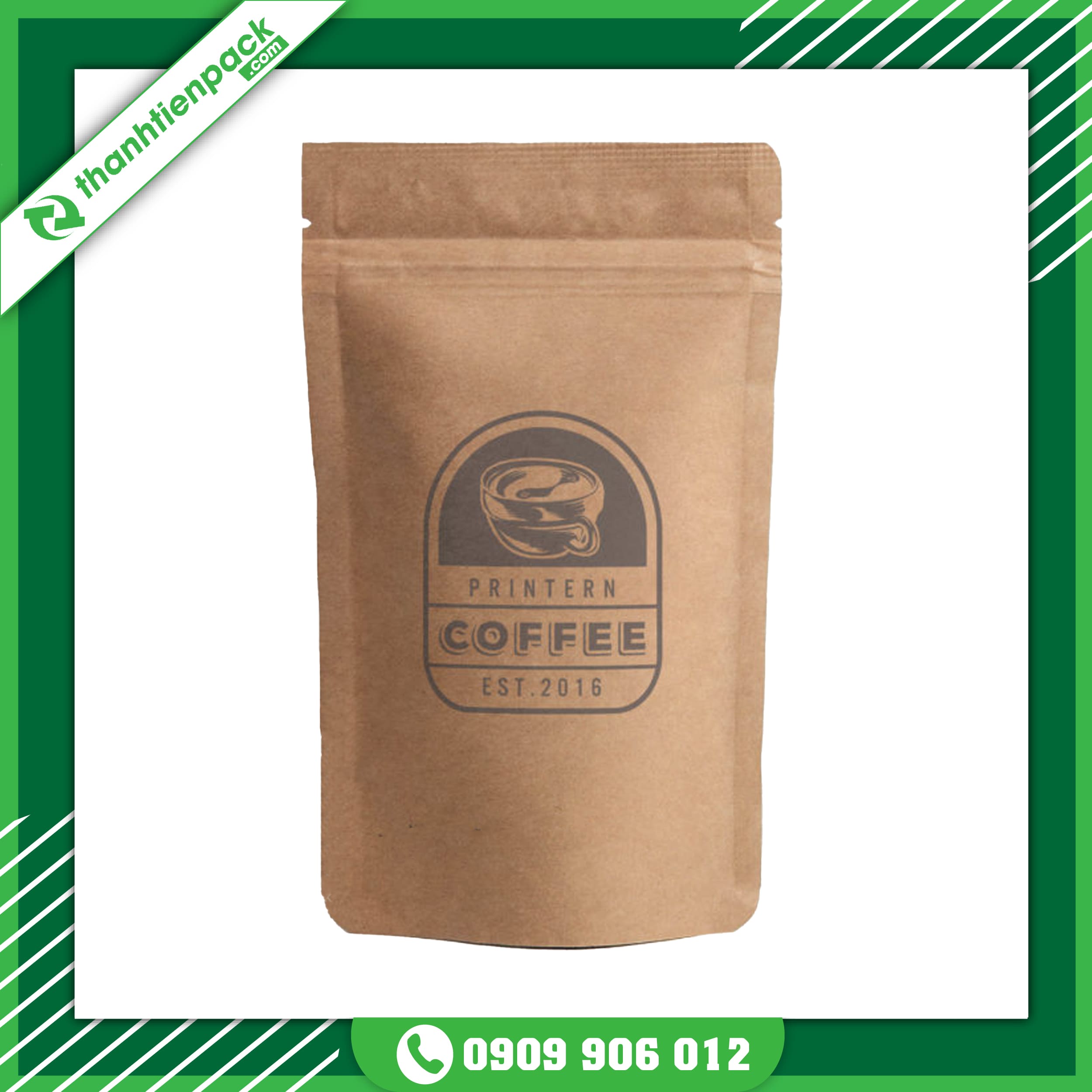 Túi Zipper Đựng Cà Phê