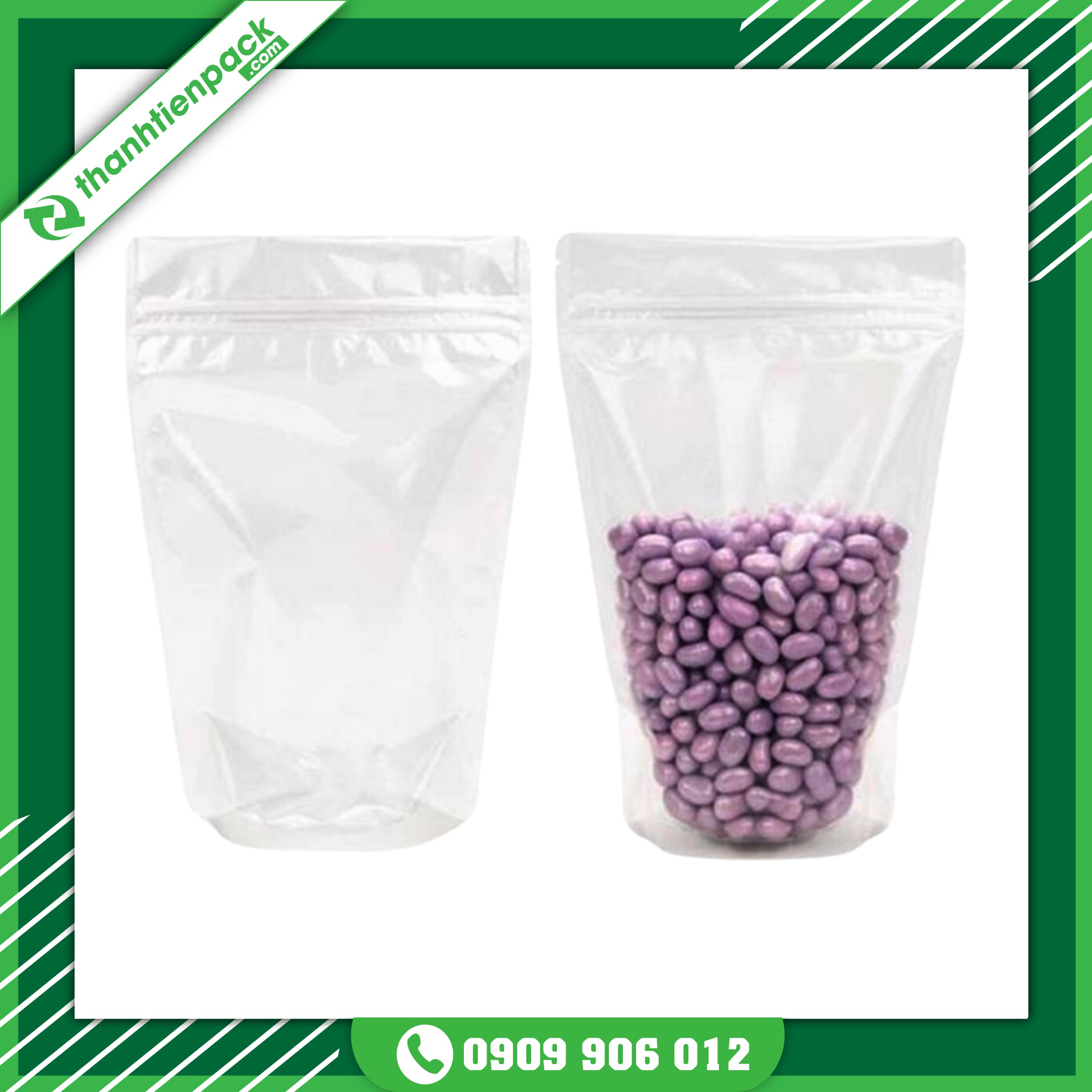 Túi Zipper Trong Suốt